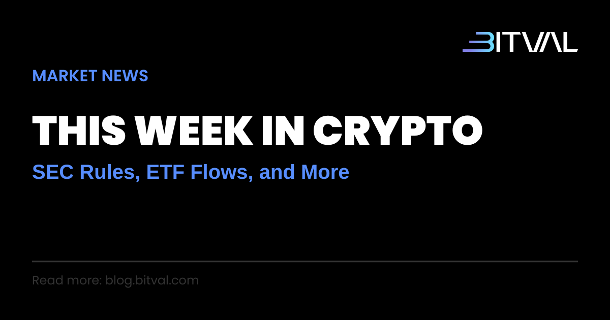 Crypto News Today: SEC's First Crypto Rulemaking, ETF Inflows, and What's Actually Moving