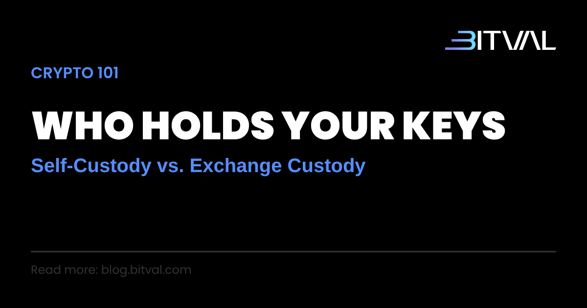 Self-Custody vs. Exchange Custody: Who Holds Your Keys
