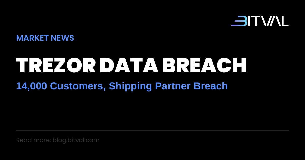 Trezor Data Breach Exposes Nearly 14,000 Customers via Shipping Partner