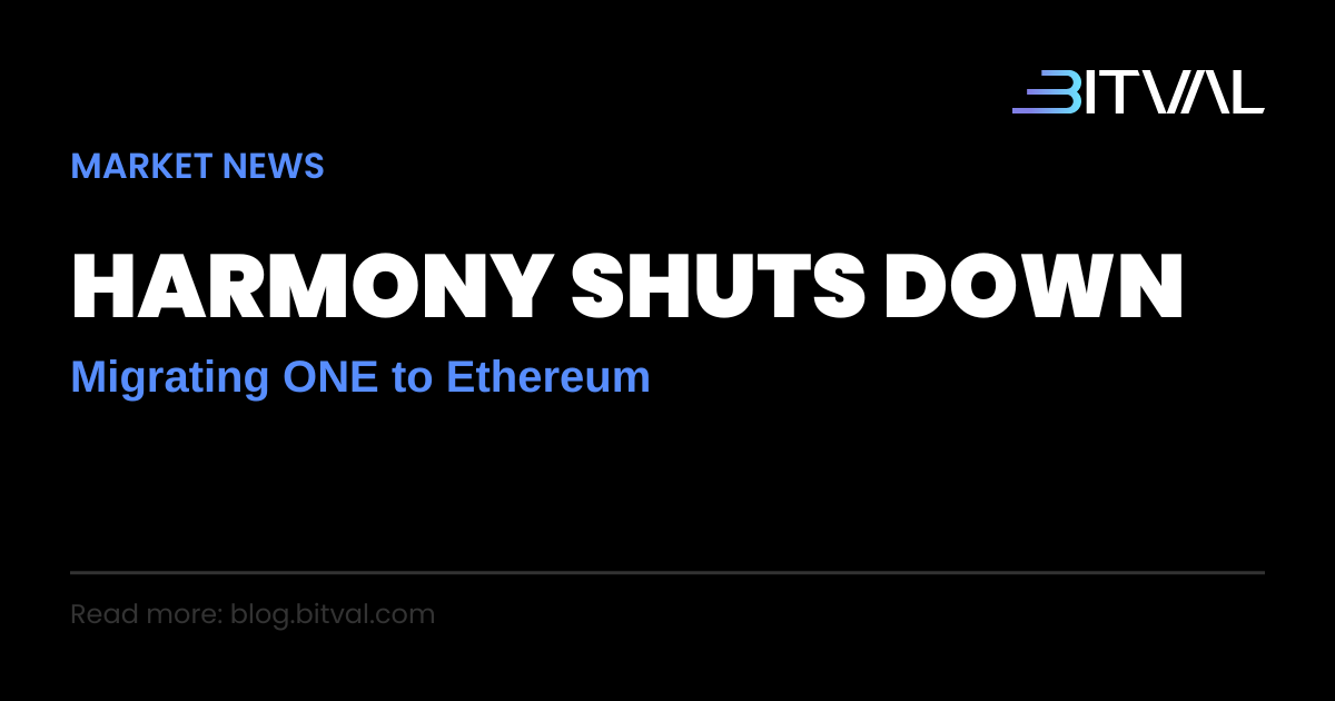 Harmony Is Shutting Down Its Mainnet: What the Migration to Ethereum Means