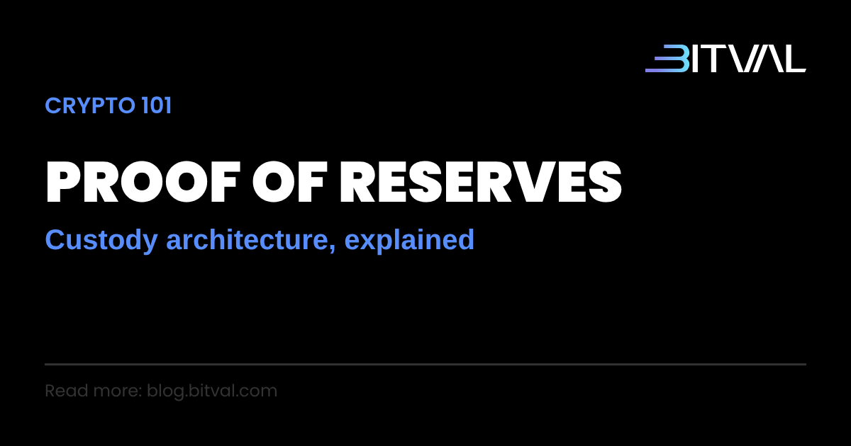 What Is Proof of Reserves? Why Custody Architecture Is Getting More Attention