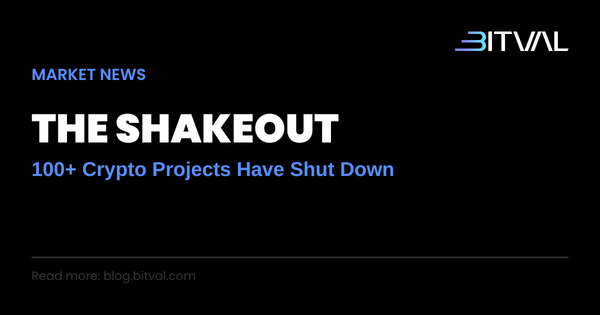 Over 100 Crypto Projects Have Shut Down in 2026: What's Driving the Consolidation