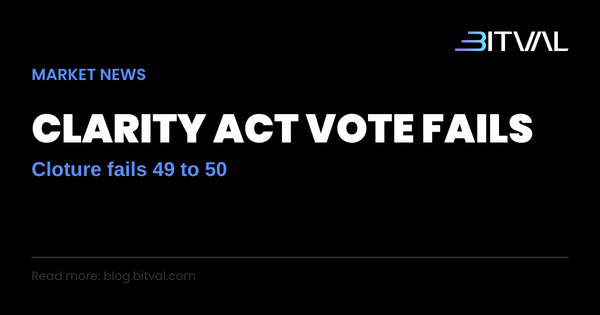 The CLARITY Act Failed Its Senate Vote: What Happens to Crypto Regulation Now