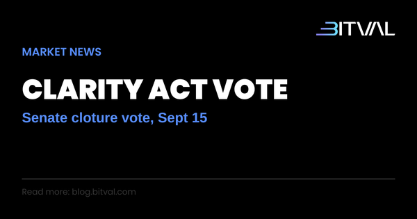 The CLARITY Act's Senate Test: What the September 15 Cloture Vote Decides