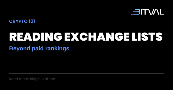 How to Read a Crypto Exchange List Without Falling for Paid Rankings